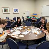 Thompson Scholars volunteer for KDL Seed Library